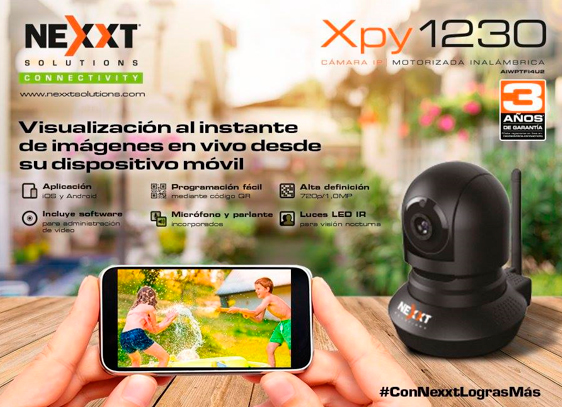 Nexxt Solutions Connectivity Timbre inteligente con cámara