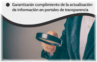 Garantizan cumplimiento de la información en portales de transparencia